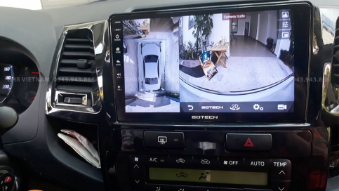 Màn hình Android ô tô Gotech GT360 Plus - Màn liền camera tích hợp camera 360